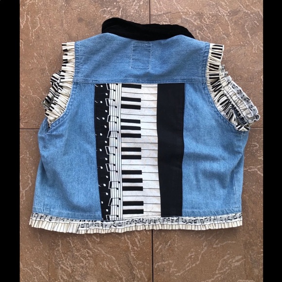 Blue Jean Piano Jacket - Picture 2 of 7